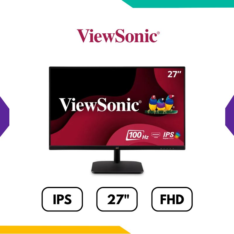 MONITOR VIEWSONIC VA2735-H 1920X1080 IPS VGA HDMI 27" MONITOR VIEWSONIC VA2735-H 1920X1080 IPS VGA HDMI 27"