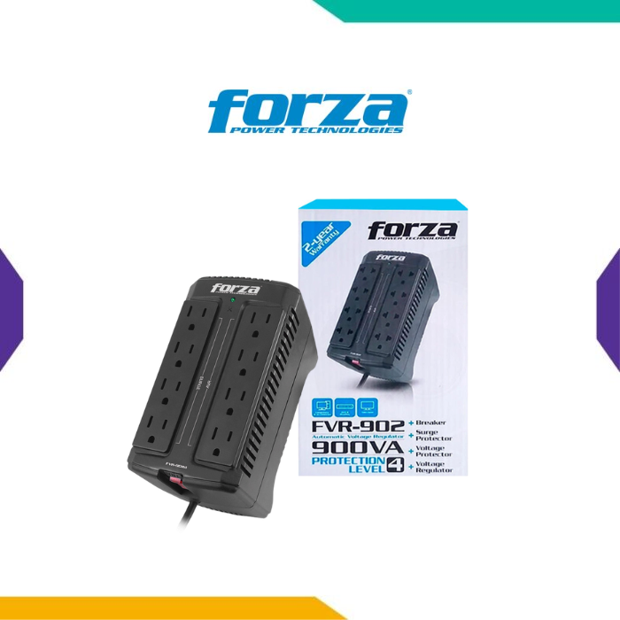 10 estabilizador 900va-450w forza