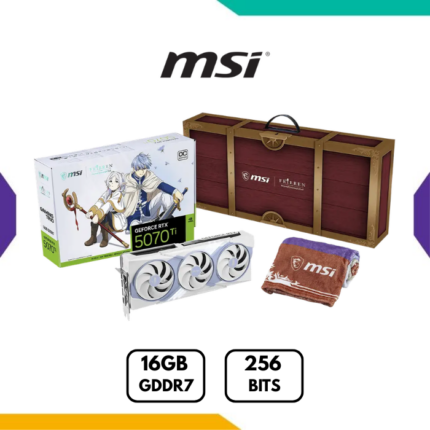 tarjeta de video msi geforce rtx 5070 ti 16gb gddr7 frieren edition oc