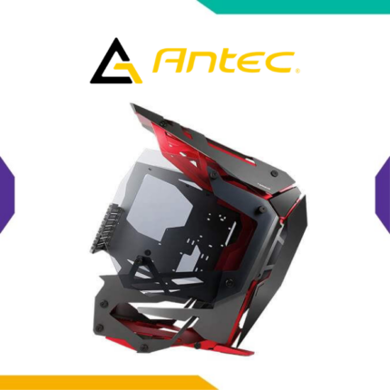 case antec torque red atx mid tower black