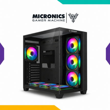 Case Micronics Megatrom GFC1003 con 7 ventiladores ARGB