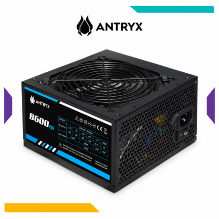 Fuente Antryx B600 V3 600W ATX 2.31 AP-B600RV3S-RB