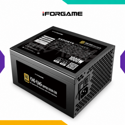 Fuente IFORGAME GX1000 1000W 80 Plus Gold Modular Black