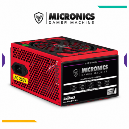 Fuente Micronics P6000 600W Gamer Machine ATX