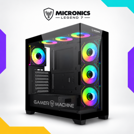 Case Gamer Micronics Legend 7 GC806 Black con 7 ventiladores ARGB