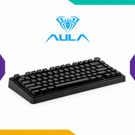 Teclado Aula F75 Rainbow mecánico cableado 75%