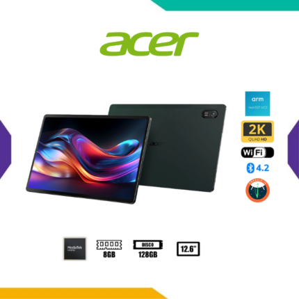 TABLET ACER ICONIA X12 A24008 MEDIATEK MT8781 OCTA CORE 8GB 128GB EMMC 12.6" WQXGA OLED TACTIL ANDROID 14