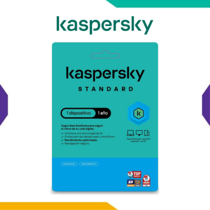 ANTIVIRUS KASPERSKY STANDARD 1PC BLISTER LICENCIA ORIGINAL 1 AÑO PROTECCION TOTAL WINDOWS