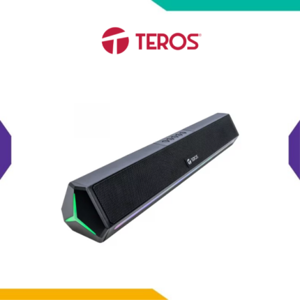 Barra de sonido Teros Vibe 6054 20W Bluetooth 6.0 RGB negra