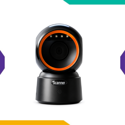Lector de Código de Barras 2D-D800P USB 1D 2D QR Black Orange