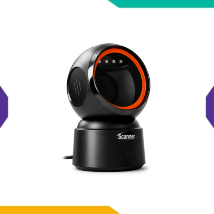 Lector de Código de Barras 2D-D800P USB 1D 2D QR Black Orange