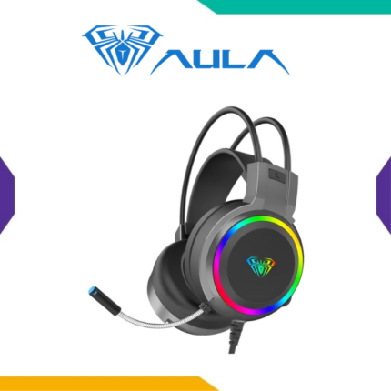 Auricular Aula S608 Black 50mm con micrófono
