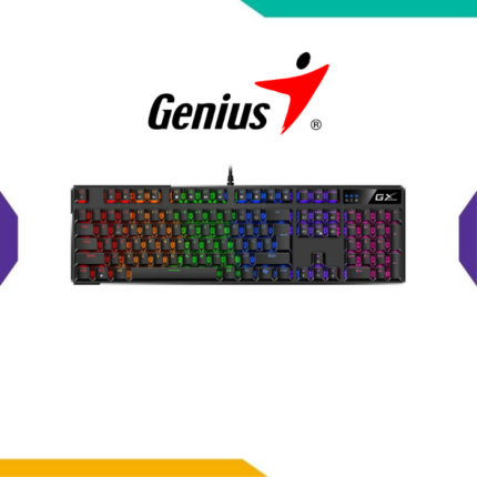 Teclado gamer Genius GX Scorpion K12 mecánico RGB AI Copilot