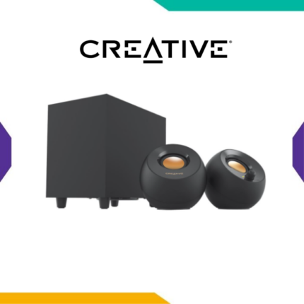 Parlantes Creative Pebble Plus 2.1 Black con subwoofer