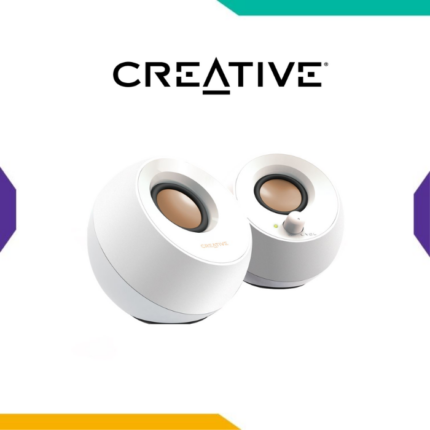 Parlantes Creative Pebble 2.0 4.4W USB White