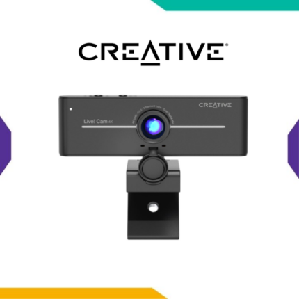 Cámara Creative Live! Cam Sync 4K UHD 2160p Dual Mic con tapa de privacidad