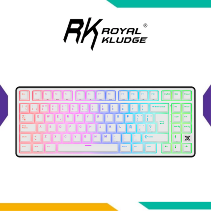 Teclado Royal Kludge RK X87 Mecánico Cableado TKL RGB Black Night