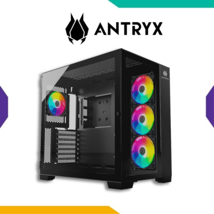 Case Antryx FX900 Black ATX 4 Fan ARGB Vidrio Templado USB-C