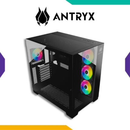 Case Antryx FX900 Black ATX 4 Fan ARGB Vidrio Templado USB-C