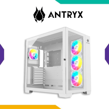 Case Antryx FX900 White ATX 4 Fan ARGB Vidrio Templado USB-C
