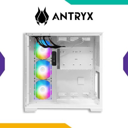 Case Antryx FX900 White ATX 4 Fan ARGB Vidrio Templado USB-C