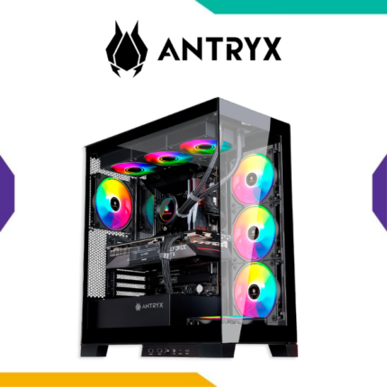 Case Antryx FX950 Black ATX 4 Fan ARGB Vidrio Templado USB-C