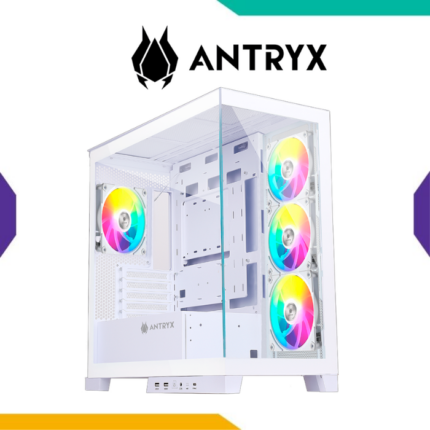 Case Antryx FX950 White ATX 4 Fan ARGB Vidrio Templado USB-C