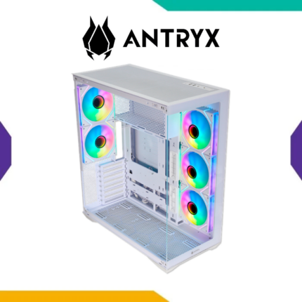 Case Antryx FX970 PRO White E-ATX 5 Fan ARGB 140mm Vidrio Templado USB-C