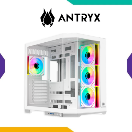 Case Antryx FX-800 Black E-ATX 4 Fan ARGB Infinity Vidrio Templado USB-C