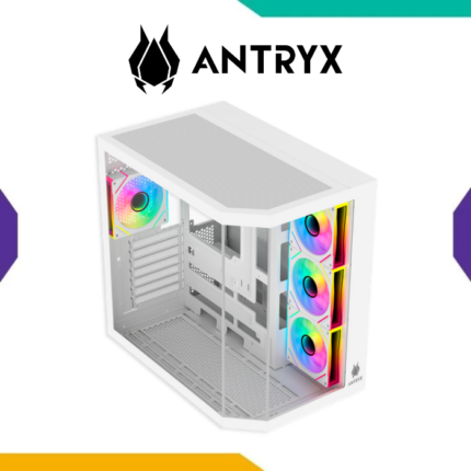 Case Antryx FX800 Black E-ATX 4 Fan ARGB Infinity Vidrio Templado USB-C