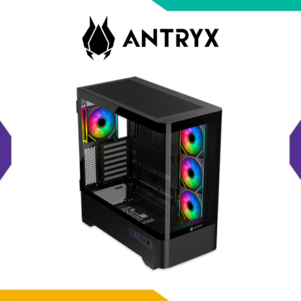 Case Antryx FX-830 Black E-ATX 4 Fan ARGB Infinity Vidrio Templado USB-C