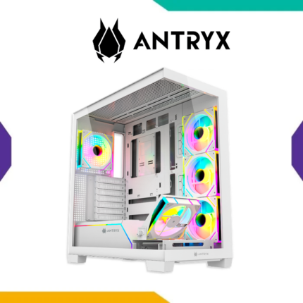 Case Antryx FX-850 PRO White ATX 5 Fan ARGB Infinity Vidrio Templado USB-C