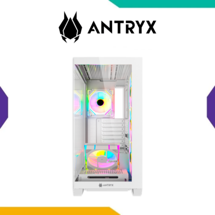 Case Antryx FX-850 PRO White ATX 5 Fan ARGB Infinity Vidrio Templado USB-C