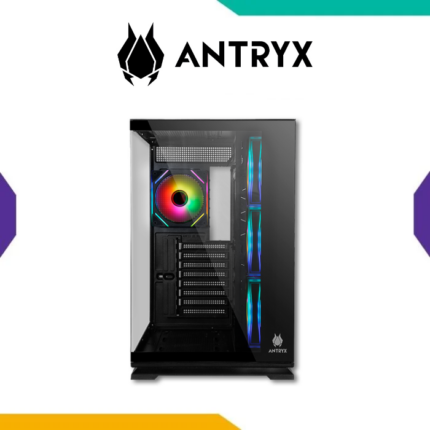 Case Antryx FX-870 PRO Black ATX 4 Fan ARGB Infinity Vidrio Templado USB-C