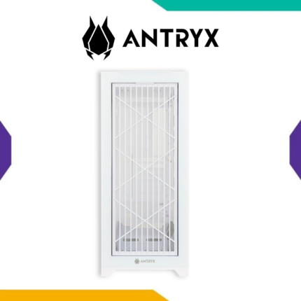 Case Antryx FX730 White ATX 4 Fan ARGB Vidrio Templado Mesh USB-C