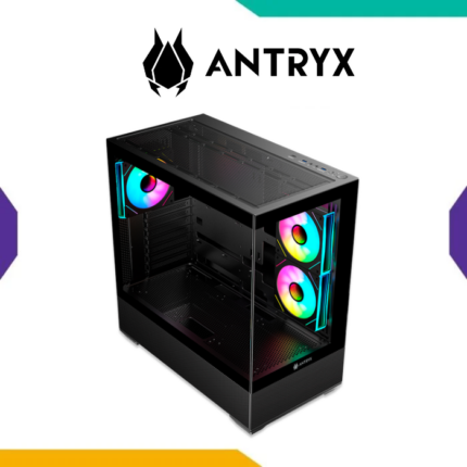 Case Antryx FX-740 Black ATX BTF 3 Fan ARGB Infinity Vidrio Templado USB-C
