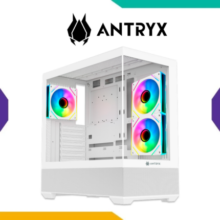 Case Antryx FX-740 White ATX BTF 3 Fan ARGB Infinity Vidrio Templado USB-C