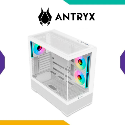 Case Antryx FX-740 White ATX BTF 3 Fan ARGB Infinity Vidrio Templado USB-C