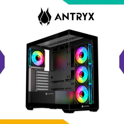 Case Antryx FX-750 Black ATX BTF 4 Fan ARGB Infinity Vidrio Templado USB-C