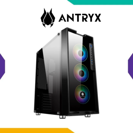 Case Antryx FX Phantom Plus Black E-ATX 3 Fan ARGB Doble Vidrio Templado