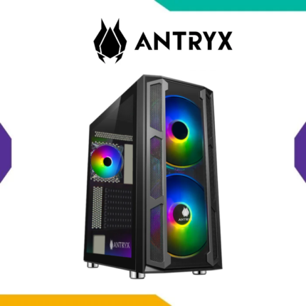 Case Antryx FX Destroyer Black E-ATX 3 Fan ARGB 2x200mm Vidrio Templado