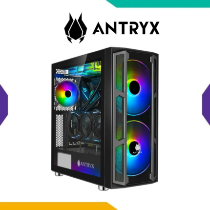 Case Antryx FX Destroyer Black E-ATX 3 Fan ARGB 2x200mm Vidrio Templado