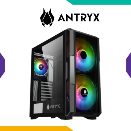 Case Antryx FX Cruiser Black E-ATX 3 Fan ARGB 2x200mm Mesh Vidrio Templado