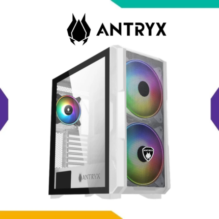Case Antryx FX Cruiser White E-ATX 3 Fan ARGB 2x200mm Mesh Vidrio Templado