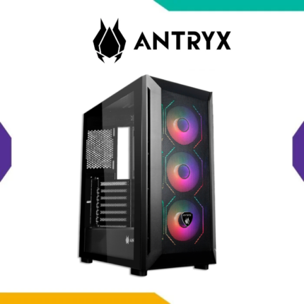 Case Antryx RX-550 Black E-ATX 3 Fan ARGB Infinity Mesh Vidrio Templado