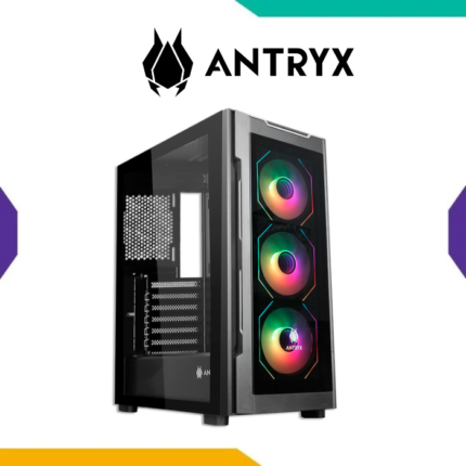 Case Antryx RX-560 Black E-ATX 3 Fan ARGB Infinity Doble Vidrio Templado