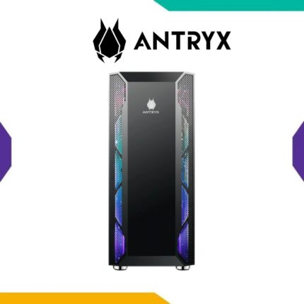 Case Antryx RX-430 Black ATX 1 Fan ARGB Barra ARGB Vidrio Templado