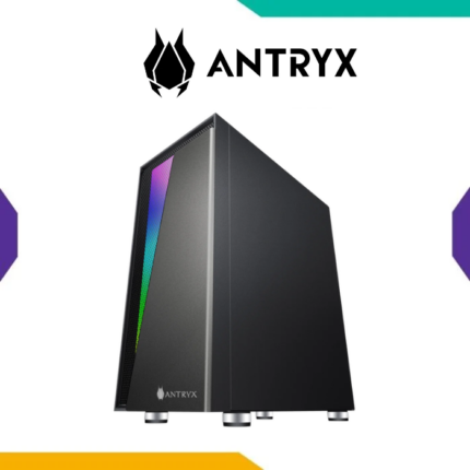 Case Antryx RX-450 Black ATX 1 Fan ARGB Barra ARGB Vidrio Templado
