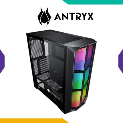Case Antryx RX-470 Black ATX 1 Fan ARGB Barra ARGB Vidrio Templado