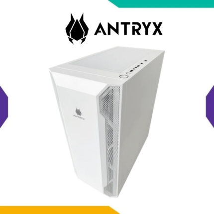 Case Antryx RX-430U White ATX 2 Fan 1 ARGB Barra ARGB Doble Vidrio Templado